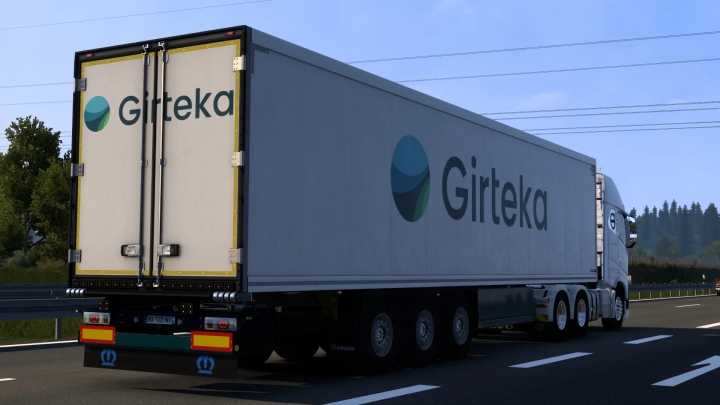 ETS2 Skin Girteka Krone Cool Liner (24.10.2024) V1.0 (1.53)