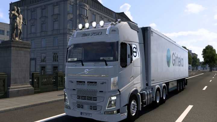 ETS2 Skin Girteka Krone Cool Liner (24.10.2024) V1.0 (1.53)