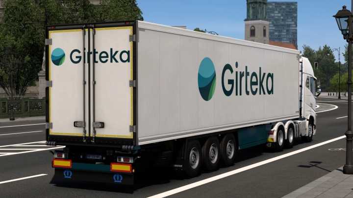 ETS2 Skin Girteka Krone Cool Liner (24.10.2024) V1.0 (1.53)