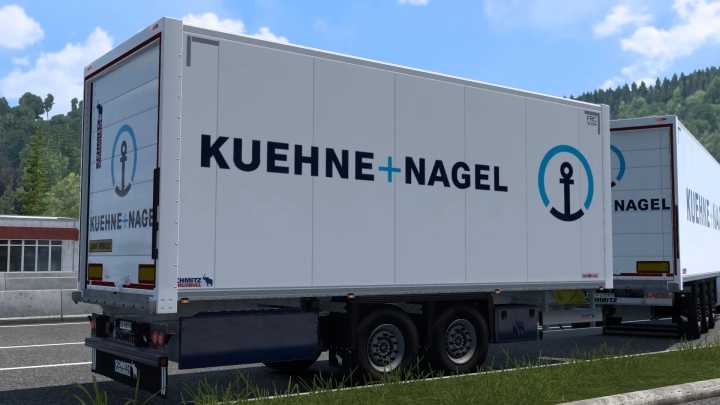 ETS2 Skin Kuehne + Nagel Schmitz Cargobull S.ko Cool V1.0 (1.52)