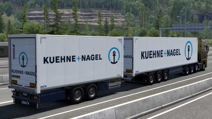 ETS2 Skin Kuehne + Nagel Schmitz Cargobull S.ko Cool V1.0 (1.52)
