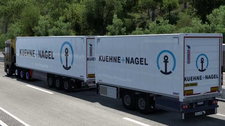 ETS2 Skin Kuehne + Nagel Schmitz Cargobull S.ko Cool V1.0 (1.52)