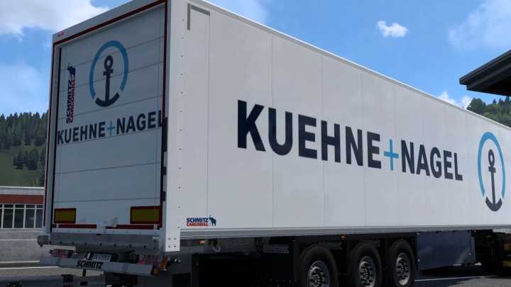 ETS2 Skin Kuehne + Nagel Schmitz Cargobull S.ko Cool V1.0 (1.52)