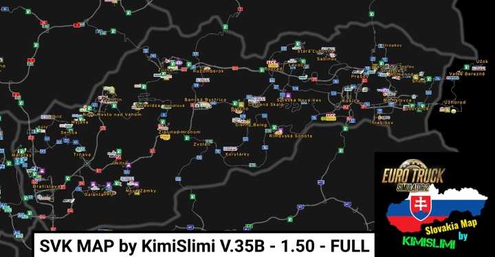 ETS2 Svk Map V36 (1.51)