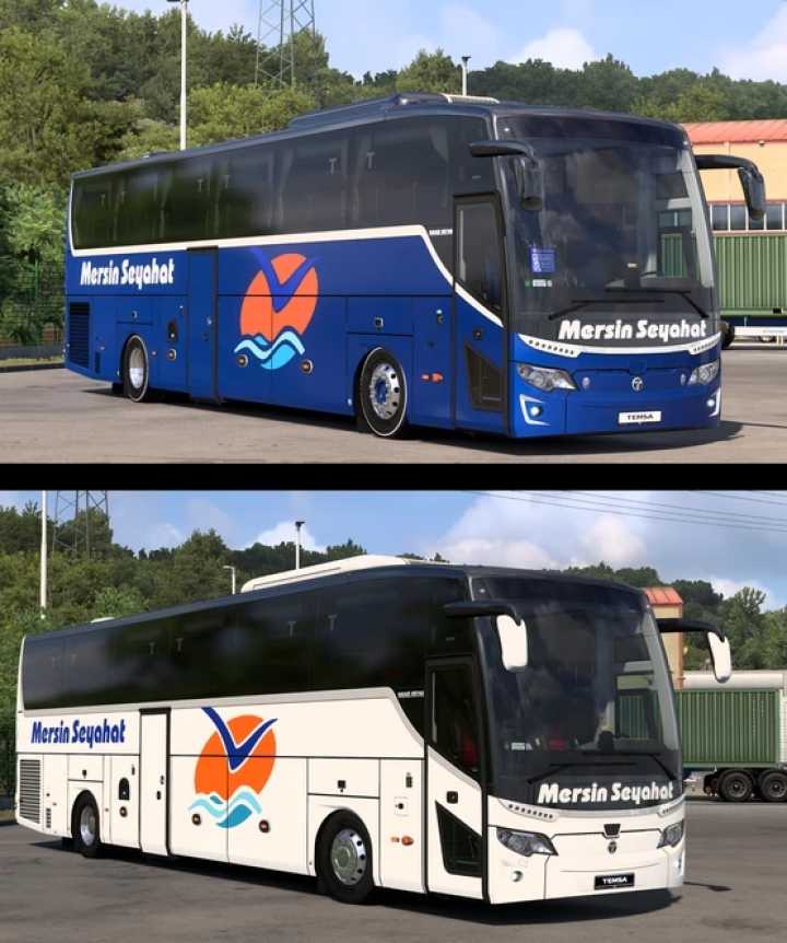 ETS2 Temsa Maraton Adiyaman Unal Ve Mersin Seyehat Skin (1.51)