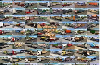 Пак трейлеров и грузов для ETS2 V11.9.6 (1.52)