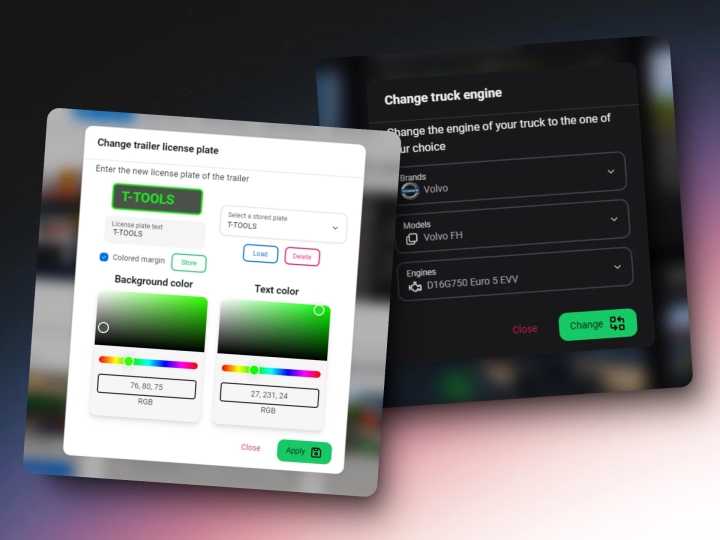 ETS2 Truck Tools V0.4.9 (1.52)