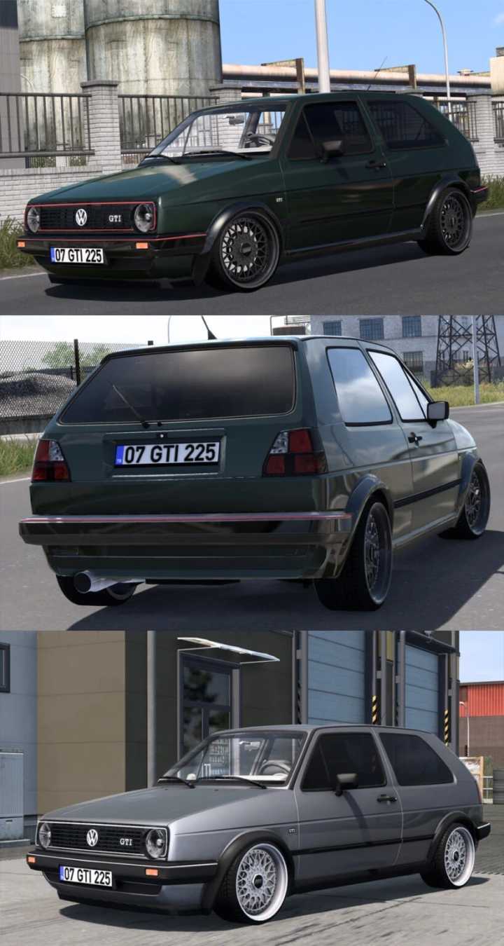 ETS2 Volkswagen Golf Gti 16V Mk2 (1.52)