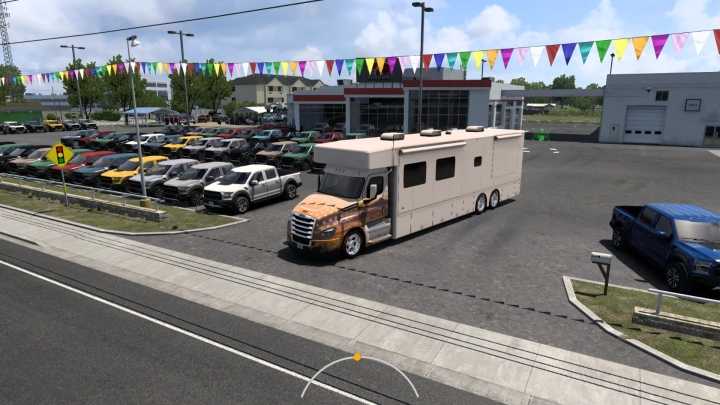 ATS Freightliner Cascadia Nrc Rv Motorhome V1.6 (1.52)