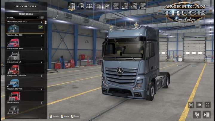 ATS Mercedes Actros 2014 V1.2.5 (1.53)