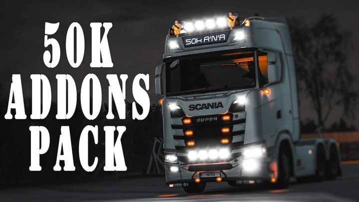 ETS2 50K Addons Pack V1.52 (1.52)