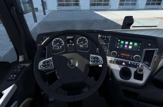 ETS2 Actros Plus New Actros Mp4 Cabin Overhaul V1.52 (1.52)