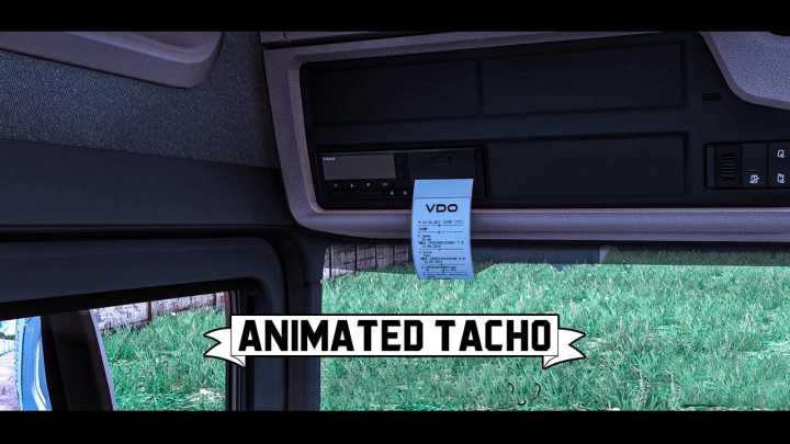 ETS2 Animated Tachograph Vdo V5.0 (1.53)
