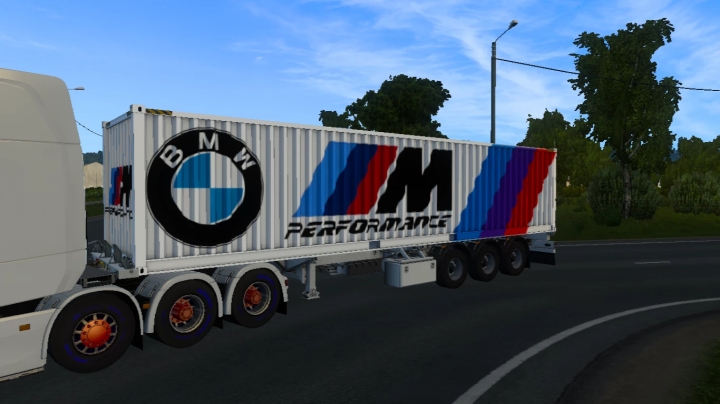 ETS2 Bmw Cargo Container Trailer V1.0 (1.53)