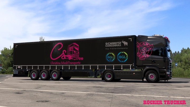 ETS2 Christina Scheib Transporte Skin Pack V1.0 (1.52)