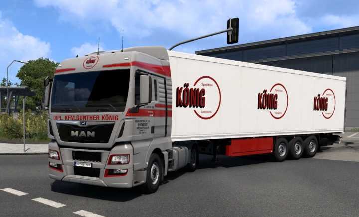 ETS2 Combo Skin Konig Transporte V1.0 (1.53)