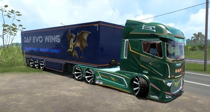 ETS2 Daf Evo Wing V12 3500Cv (1.52)