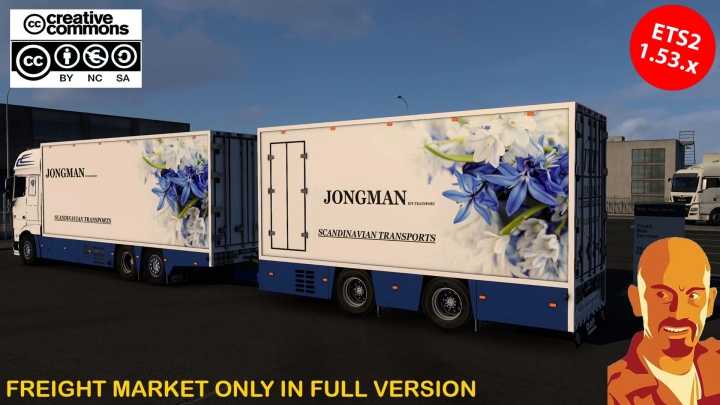 ETS2 Flower Shuttle Bdf Trailer (1.53)