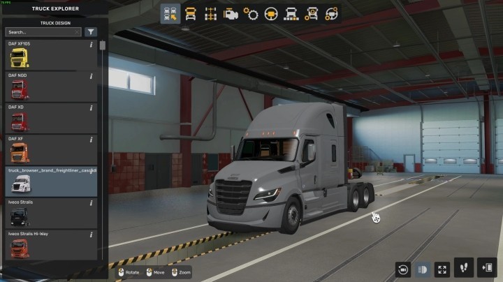 ETS2 Freightliner Cascadia 2025 (1.52)