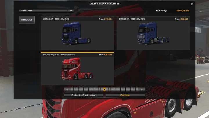 ETS2 Iveco S-Way Weeda Transport V1.52 (1.52)