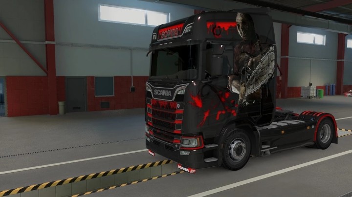 ETS2 Leatherface For Scania S Highline V1.0 (1.52)