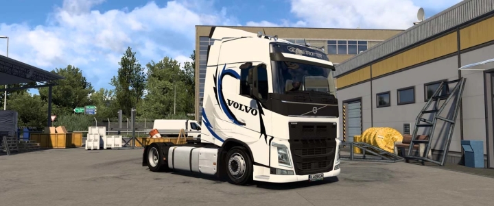 ETS2 Low Deck Chassis Addon For Scs Volvo Fh4 V0.9 (1.53)