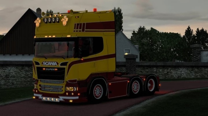 ETS2 M. Vreugdenhil Looklike For Scania Pgr-Series V1.0 (1.52)