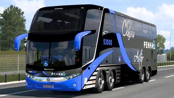 ETS2 Marcopolo Paradiso G7 1800 Dd Scania V2.0 (1.52)