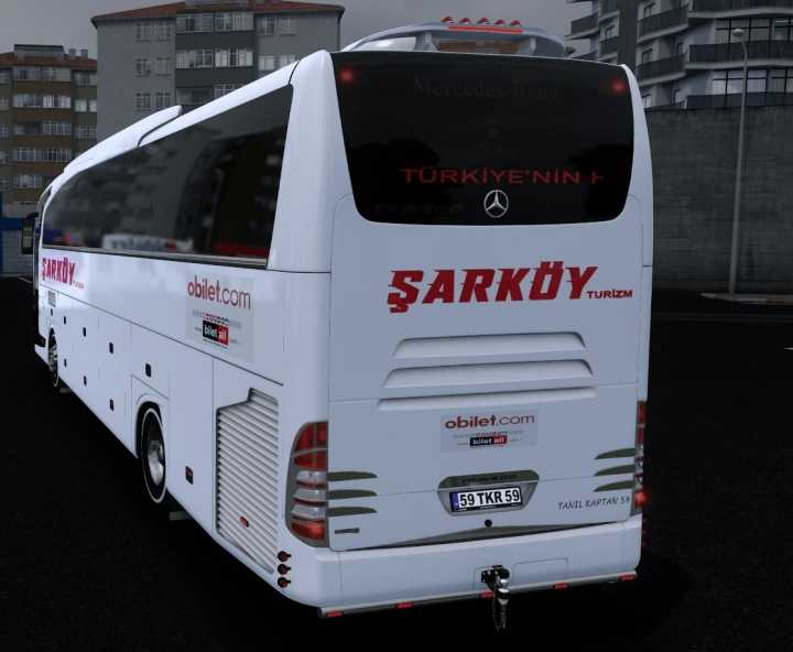 ETS2 Mb Travego 15 Sarkoy Turizm Skin (1.53)