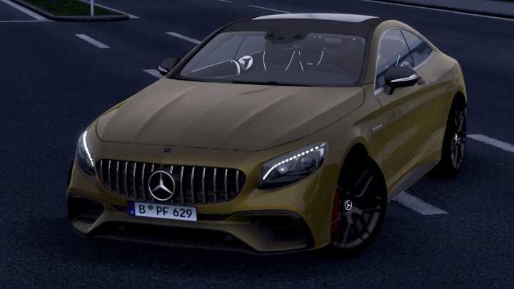 ETS2 Mercedes-Benz Amg S63 Coupe 2021 V2.6 (1.52)