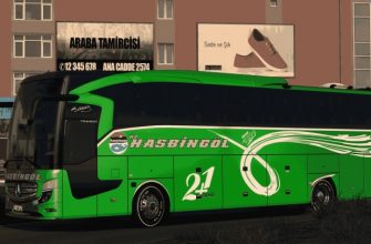 ETS2 Mercedes-Benz Travego 15 Shd E6 Оз Хасбингол и Чесур Бингол Скинпак V2.0 (1.53)