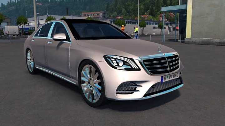 ETS2 Mercedes-Benz W222 S-Class S-400D V4.9 (1.53)
