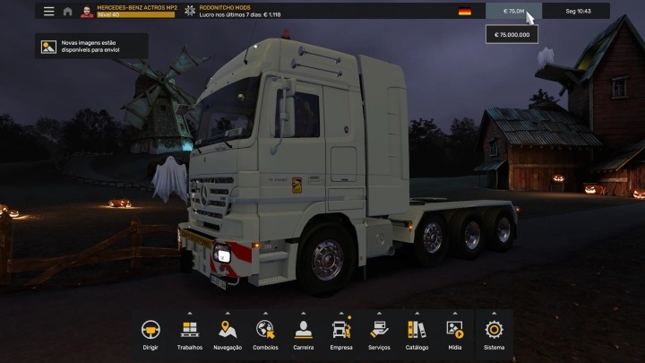 ETS2 Profile Mercedes-Benz Actros Mp2 Dotec (08.11.2024) V1.0 (1.53)