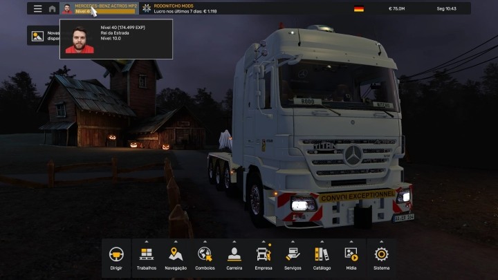 ETS2 Profile Mercedes-Benz Actros Mp2 Dotec (08.11.2024) V1.0 (1.53)