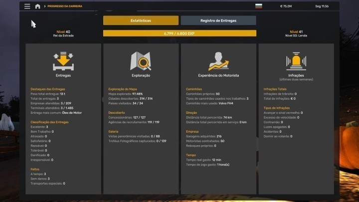 ETS2 Profile Volkswagen Meteor Christhian Cardoso (09.11.2024) V1.0 (1.53)