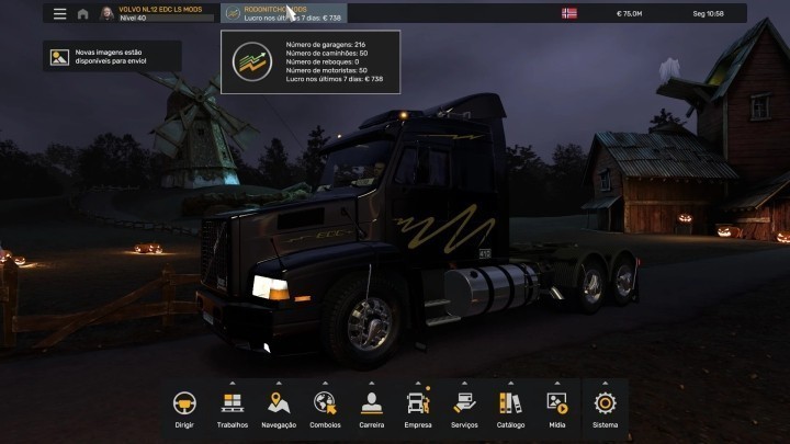 ETS2 Profile Volvo Nh12 Edc Ls Mods (08.11.2024) V1.0 (1.53)