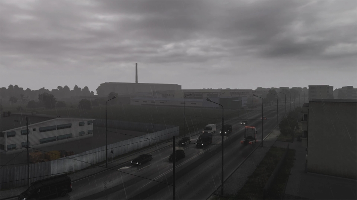 ETS2 Realistic Rain V5.0 (1.53)