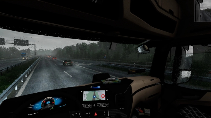 ETS2 Realistic Rain V5.0 (1.53)