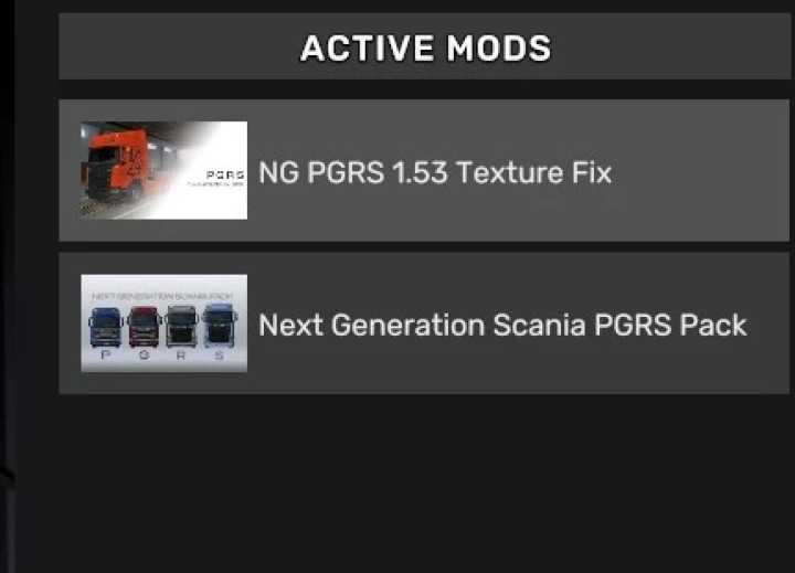 ETS2 Scania Ng Pgrs Texture Fix V1.53 (1.53)