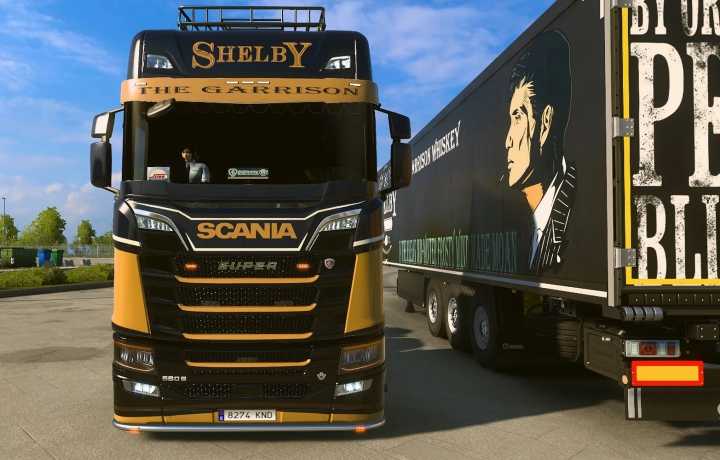 ETS2 Scania S Peaky Blinders V1.0 (1.53)