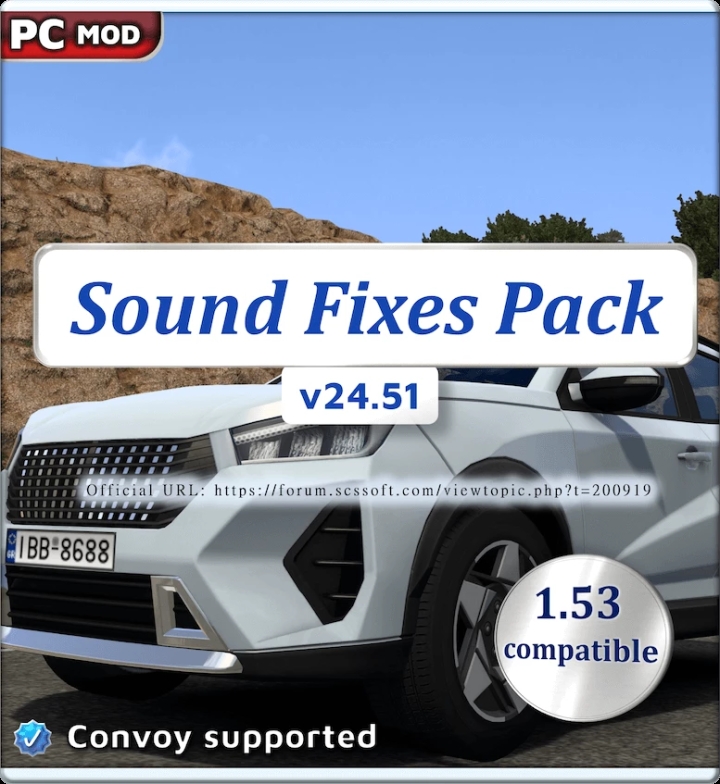 ETS2 Sound Fixes Pack V24.51 (1.53)