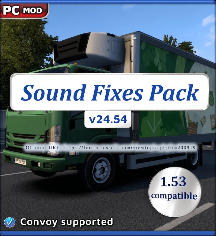 ETS2 Sound Fixes Pack V24.54 (1.53)