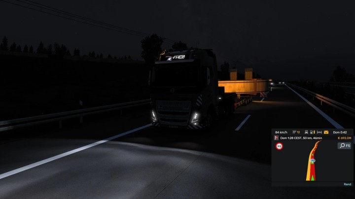 ETS2 Speed 90 Kmh Special Transport (05.11.2024) V1.0 (1.53)