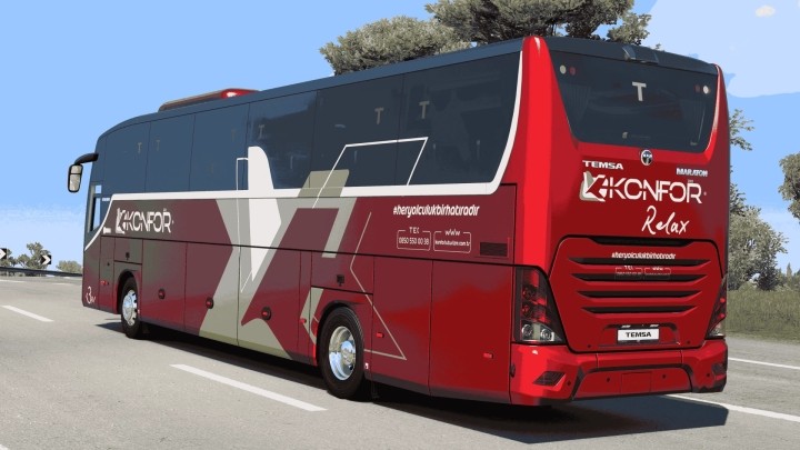 ETS2 Temsa Maraton Konfor Turizm New Skin V1.0 (1.52)