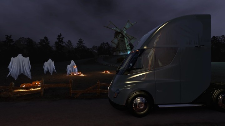 ETS2 Tesla Semi Truck 2019 V1.0 Fix (1.52)