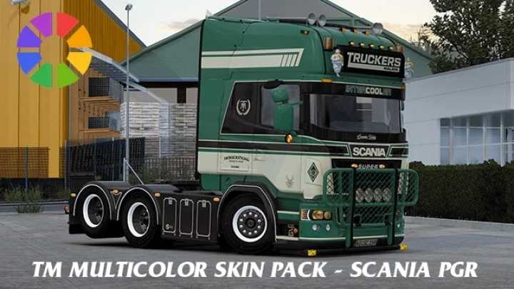ETS2 Tm Multicolor Skin Pack For Scania Pgr-Series Skin Pack V1.0 (1.53)