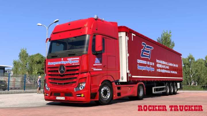 ETS2 Zakarpateurotrans Skin Pack V1.1 (1.53)