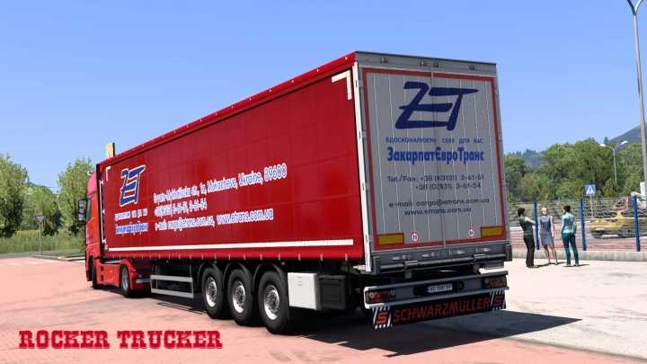 ETS2 Zakarpateurotrans Skin Pack V1.1 (1.53)