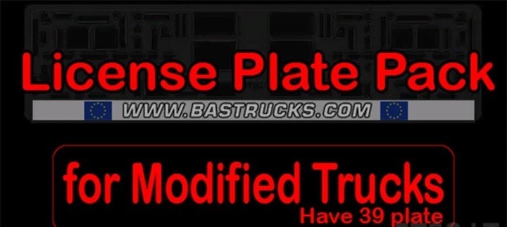 ETS2 License Plate Pack V6.9 (1.52)