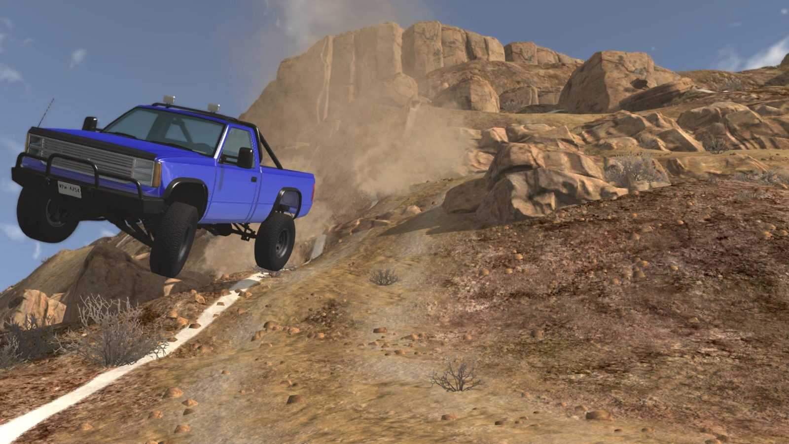 Мод Off-Road Trails для BeamNG.drive: идеальное испытание для любителей бездорожья